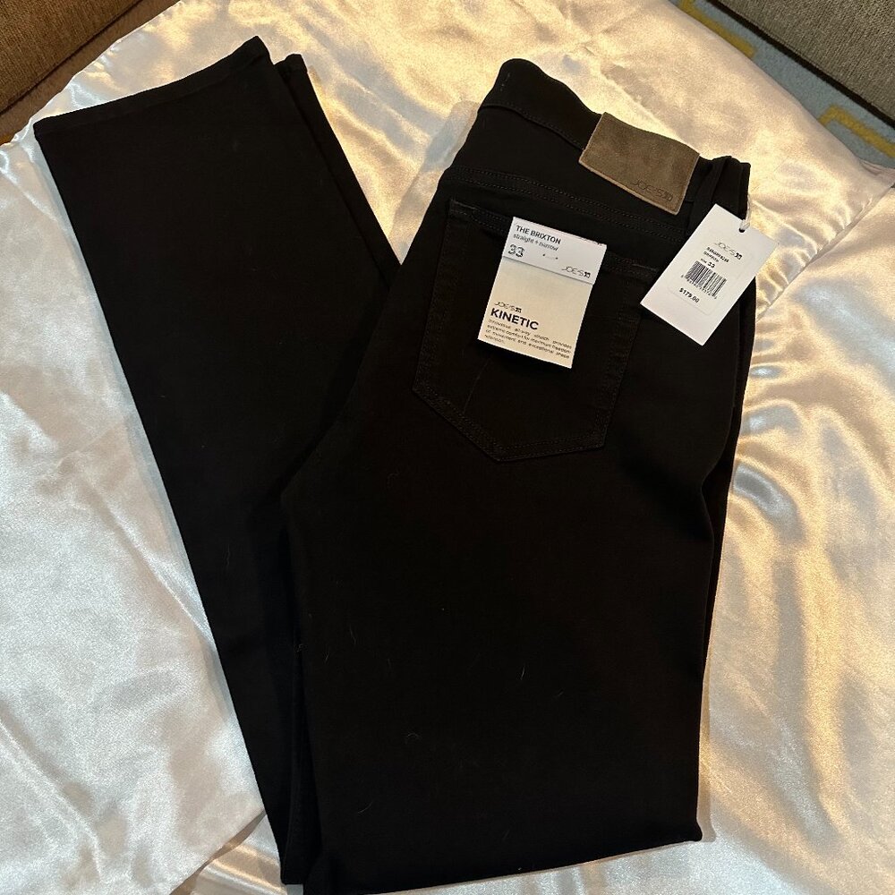 New Joe's Jeans Men’s Brixton Straight + Narrow Black, 33W (NWT)